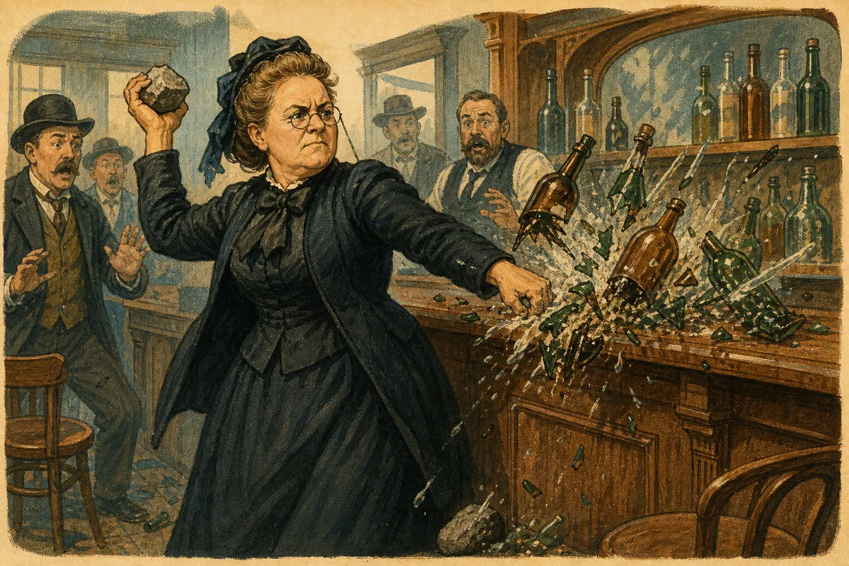 Carrie Nation's Hatchet and the Day of the Tiles