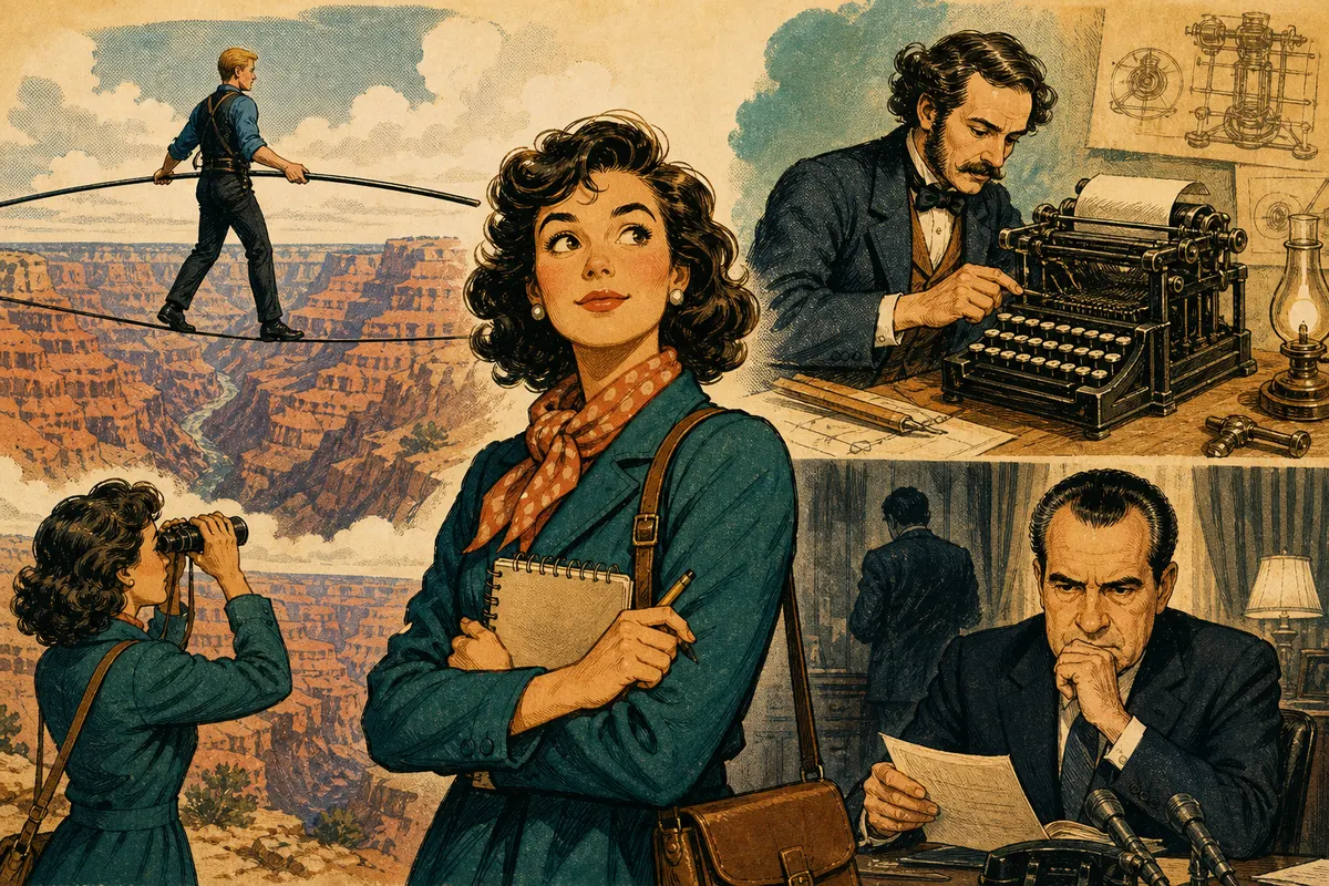 Daring Walks, Typewriters, and Transformative Pills