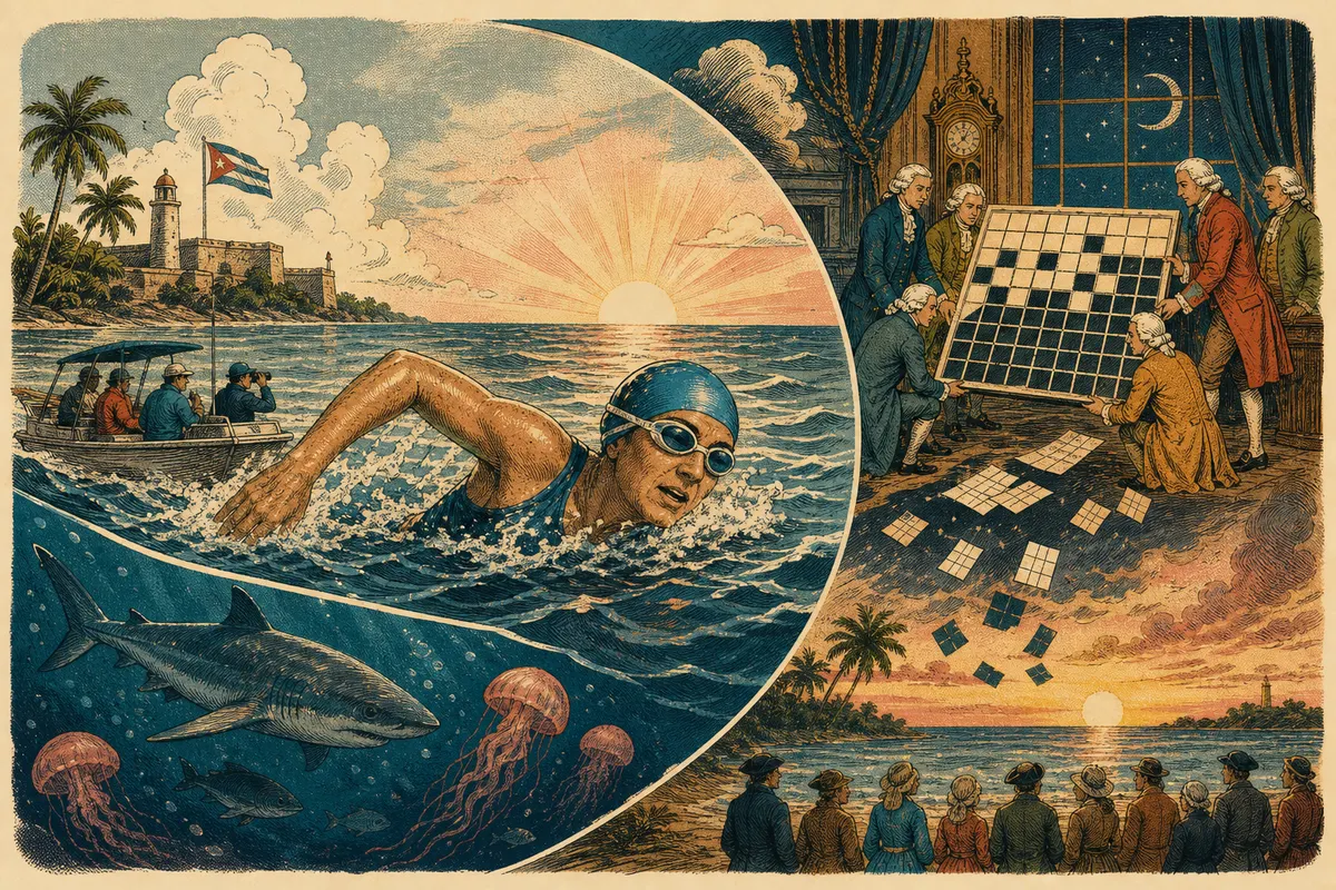 Diana Nyad's Cuba Swim, Lost Calendar Days, and a Pope Who Erased a City