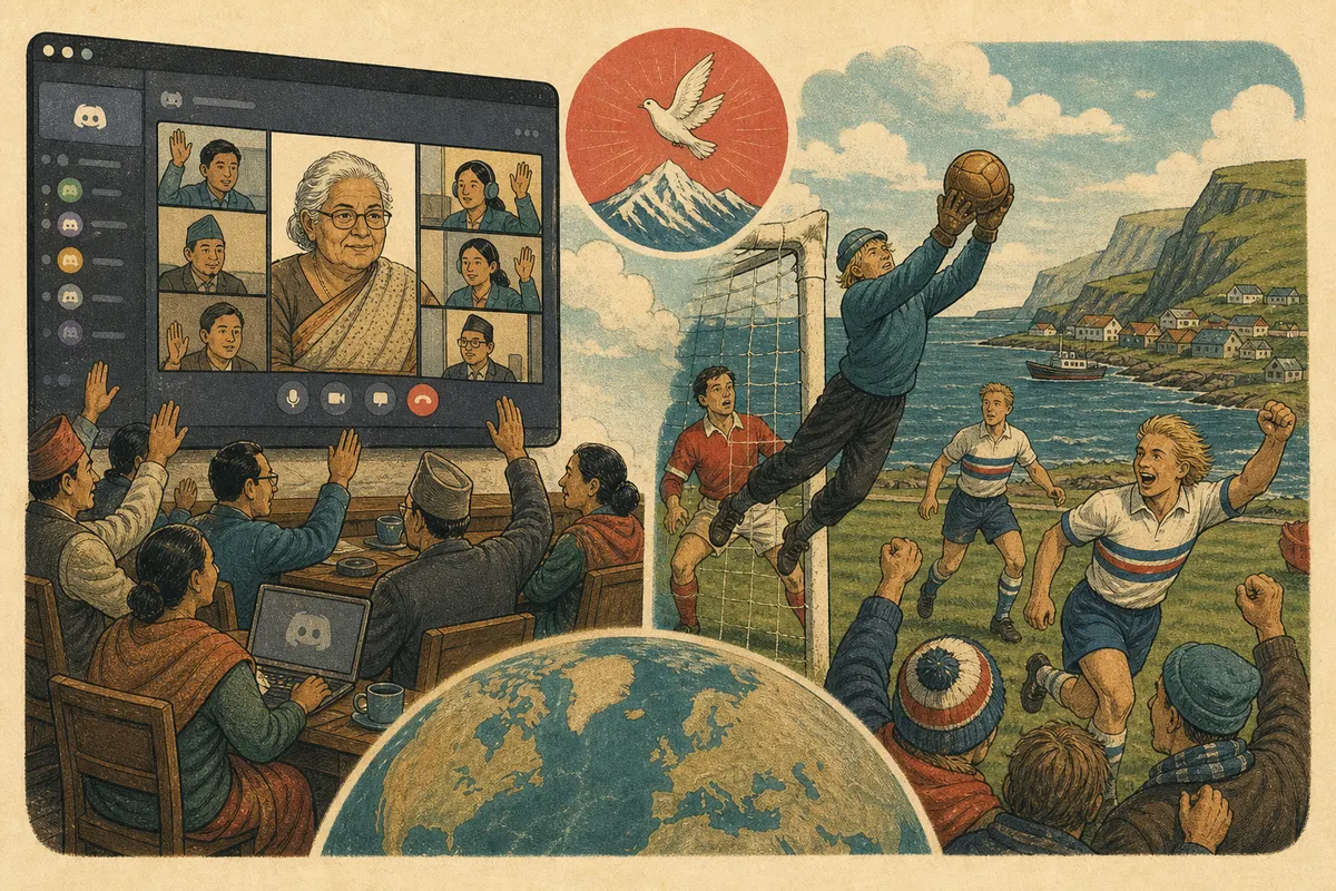 Nepal's Discord Democracy, the Faroe Islands' Football Miracle, and a Spacecraft Chasing a Potato