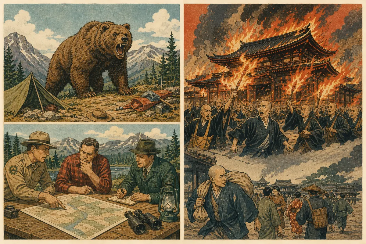 Night of the Grizzlies, burning temples, and a Fields Medal milestone