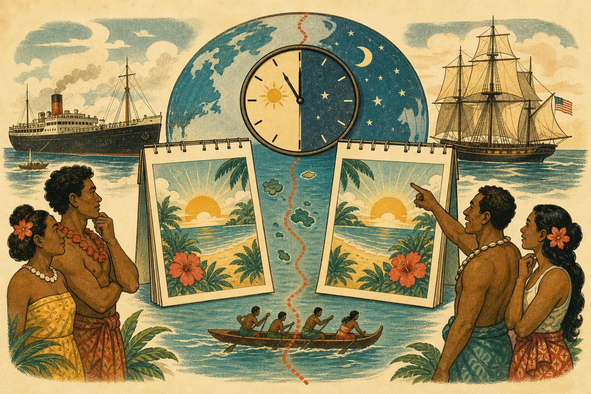 Samoa's Doubled Monday and the Golden Afternoon That Gave Us Wonderland
