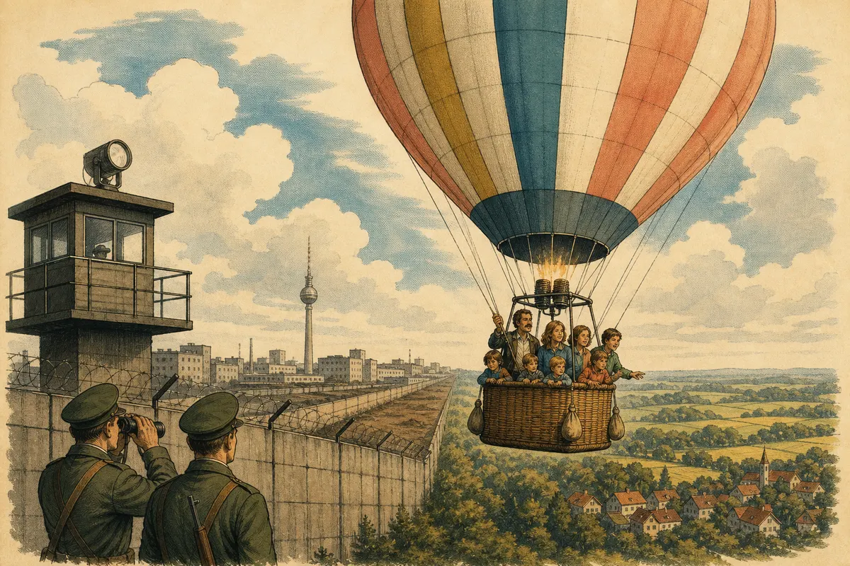 The Balloon Escape Over the Iron Curtain and a Pope Excommunicated After Death