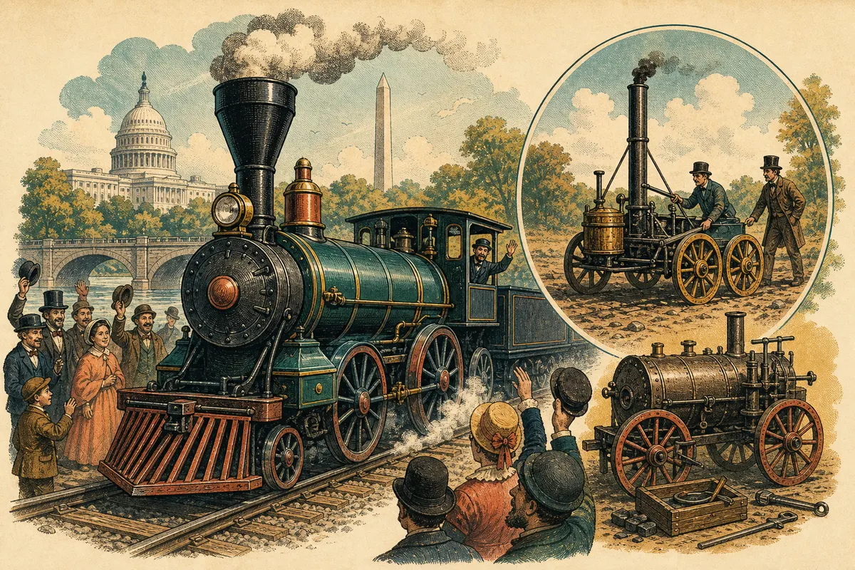 The Locomotive That Outlasted Everything and a Spacecraft's Final Dive