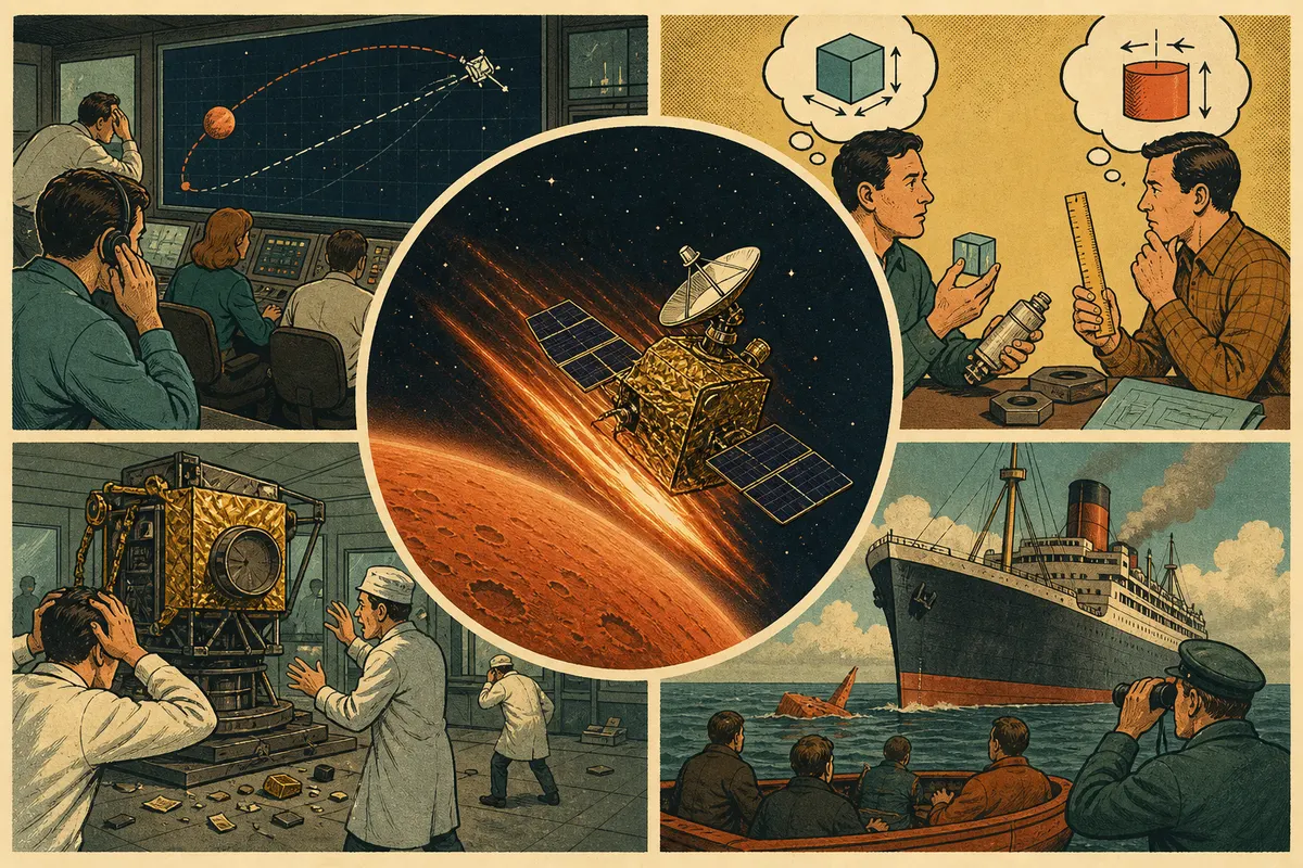 The Spacecraft Lost by a Spreadsheet Error, and Other Tales of Ambition
